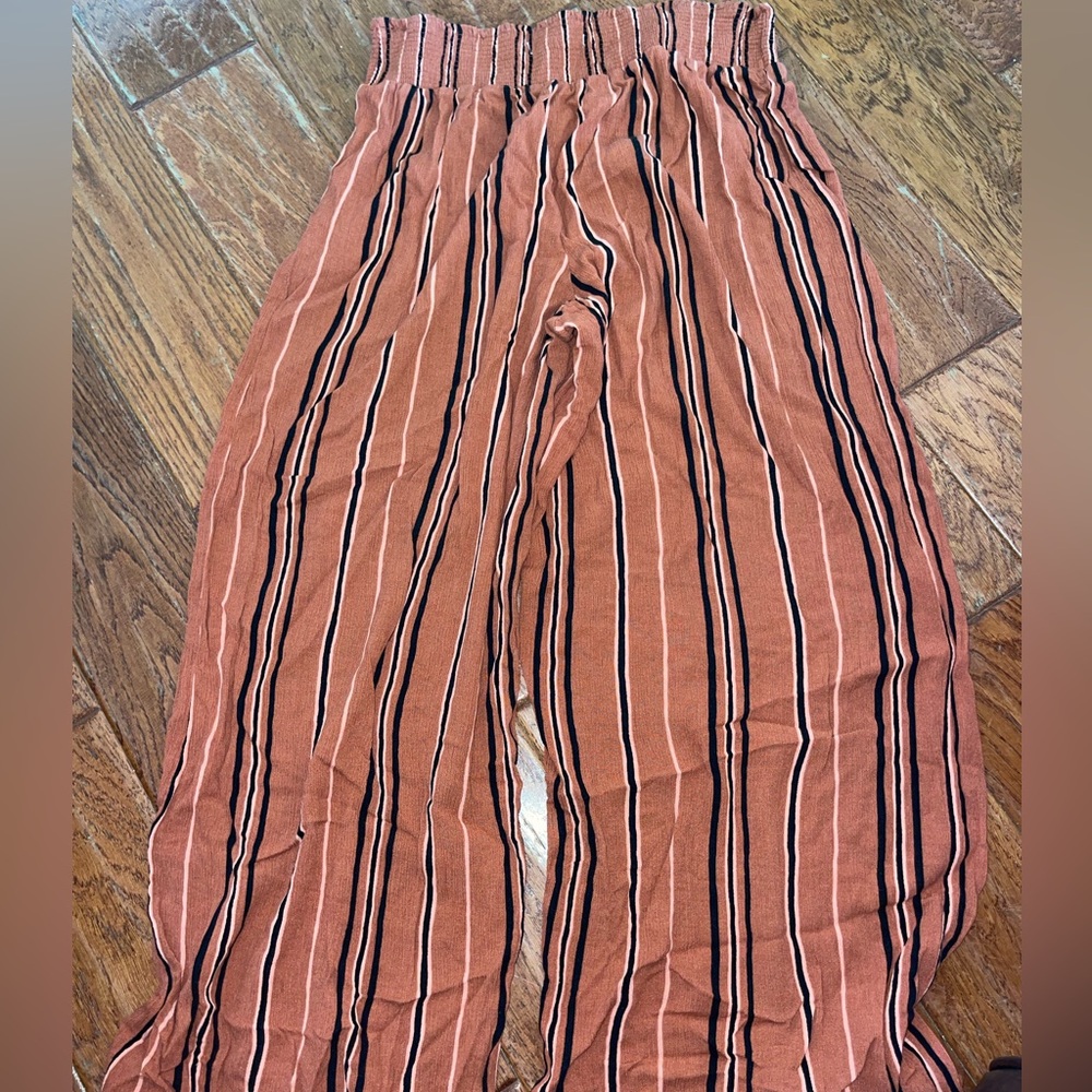 Jolt long striped orange pants